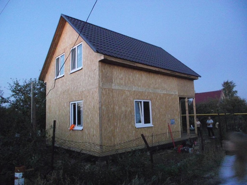 Дача с мансардой